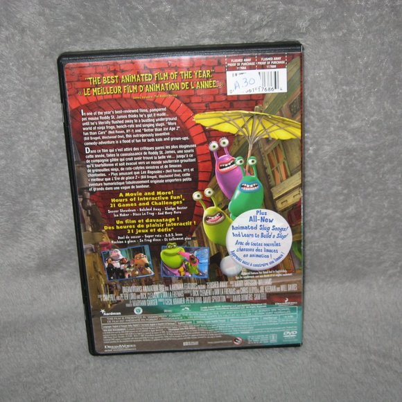 DVD - Cartoon Dreamworks Flushed Away A.30 - Picture 2 of 4